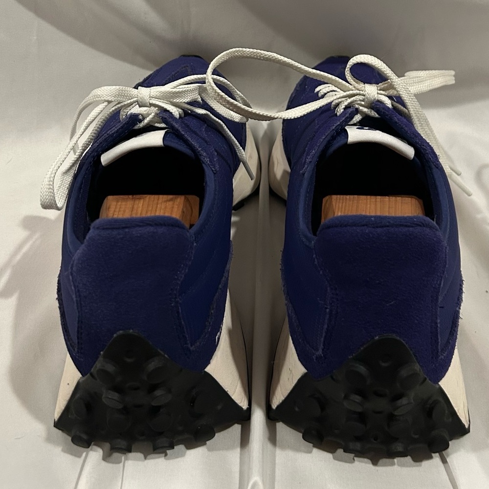 New Balance 327 Men's Retro Runner Sneaker,Deep Blue White N,Blue laces Included - Picture 5 of 6